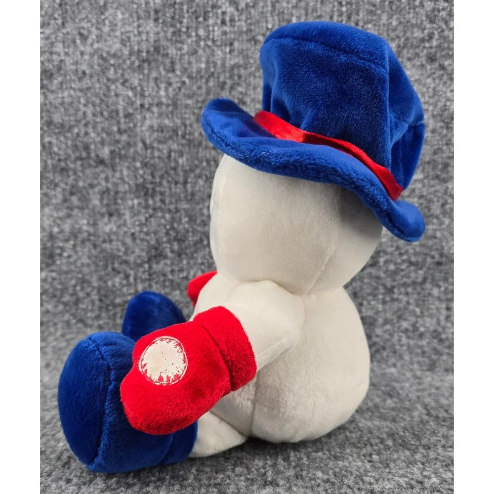 Vtg Dan Dee Tickle Wiggle Animated Plush Snowman Happy Holidays Christmas Works